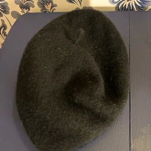 NWT Free People Black Beret